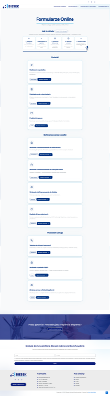biesekadvies.pl - strona stworzona metodą z warsztatu